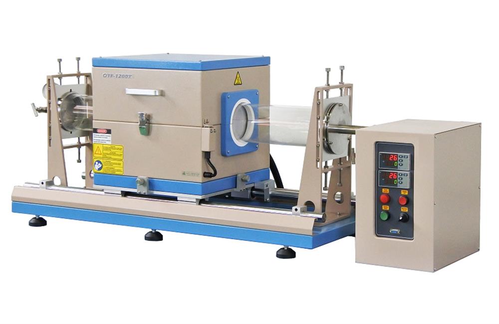 1000 ºC Max Sliding RTP (4" OD) Tube Furnace with Rapid IR Heating - OTF-1200X-RTP-4-SL