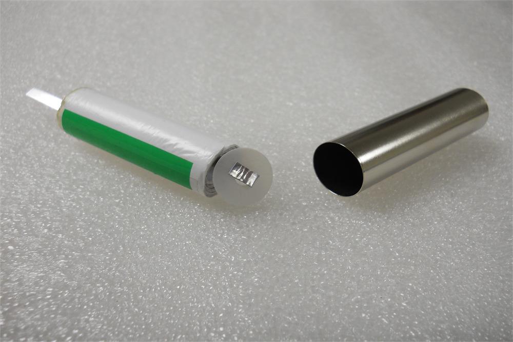 18650 Cylinder Cell Case with Anti-Explosive Cap and Insulation O-ring - 100 Pcs/package - Lib-18650