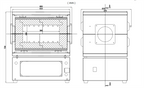 1500C Two Zone Split Tube Furnace with Flange & Alumina Tube (80 mm) - OTF1500XII