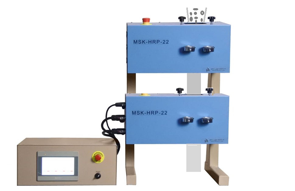 200°C Vertical Hot Rolling Press ( 4") w/ Asynchronous Rolling Speed & Pressure Display- MSK-HRP-22