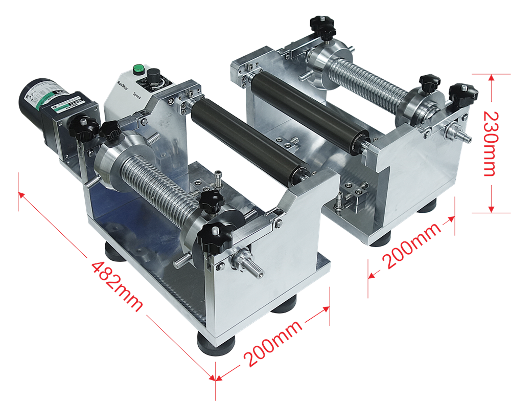5T Max. Pressure-Control Cold Rolling Press (6" W x 4"Dia.), Glovebox Compatible & R2R Option - MSK-2150-H5