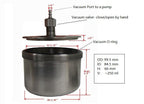 Stainless Steel Vacuum Jar ( 250ml) for SFM1 Milling Machine - MJ-250SS-V