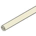 Round Double Bore Tube, Alumina 99.8%, 1/4" O.D x 30.9" Length - MC-AXF1180-19-24-3-LD