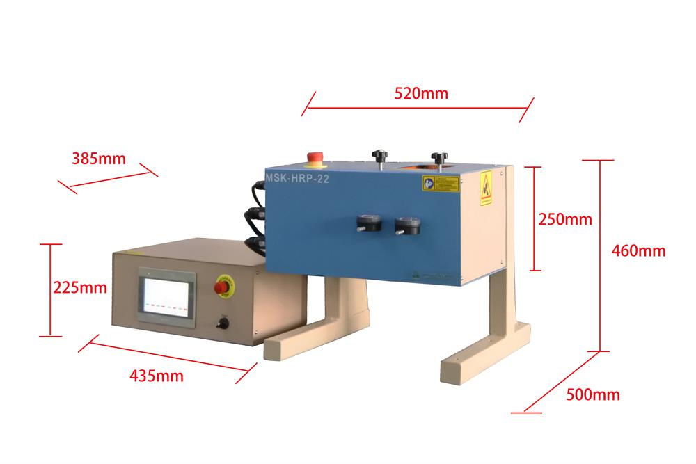 200°C Vertical Hot Rolling Press ( 4") w/ Asynchronous Rolling Speed & Pressure Display- MSK-HRP-22