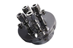 Induction Melting Quartz Assembly with Four 1/4" Tube Feedthroughs for 60 mm O.D. Tube - FL60FT4-OK