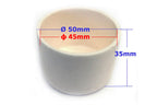 Alumina (Al2O3) Cylindrical Crucible from 0.1 mL to 3000mL optional