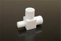 Polyfluortetraethylene (PTFE) "T" Piece M14 x 1.5 Top Port, 1/4 BSP Male & Female - TP1-PTFE