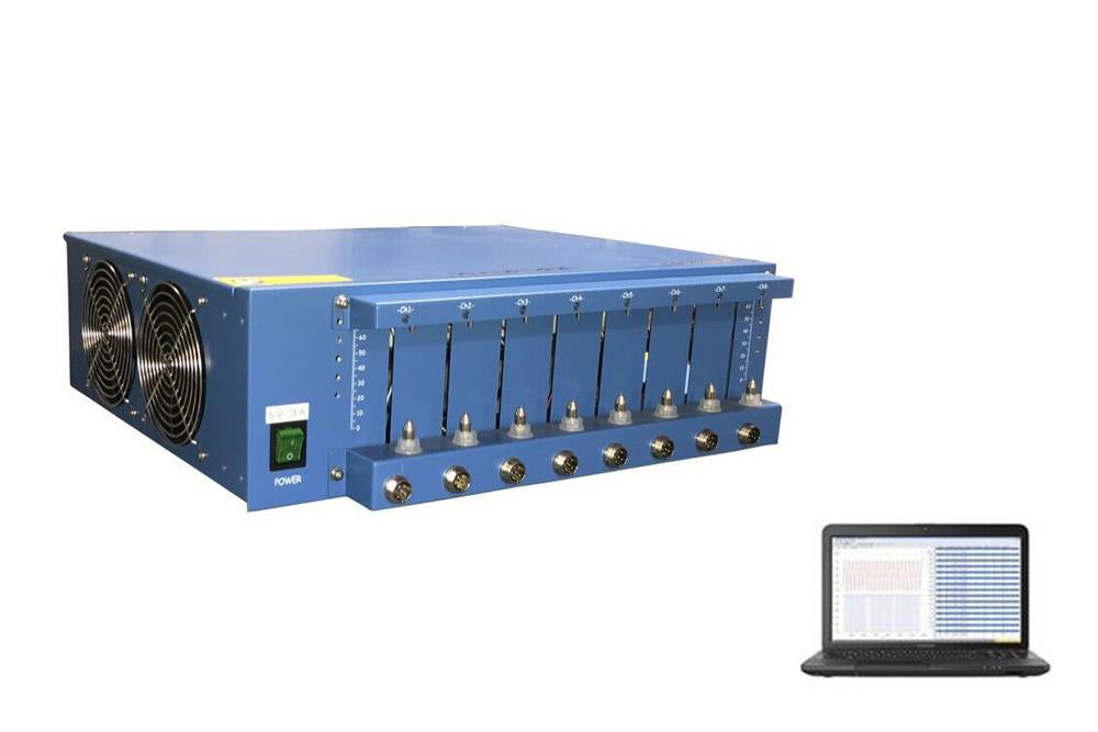 8 Channel Battery Analyzer (6-3000 mA, 5V) w/ Laptop, Temperature Sensor & Software - BST8A3