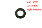 Rubber Ferrule for 1/4" Gas Fitting - SOR10-Rub