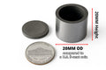 20mm * 20mm Cylindrical Graphite Crucible with Cover - CG2020WCA
