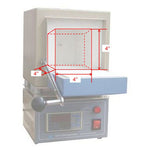 Compact Hybrid Furnace (4 x 4 x 4", 1000C), Muffle/Tube 2-In-1 - KSL1100XSH