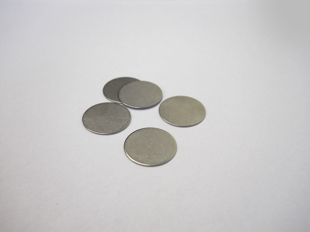 Stainless Steel Spacer for CR20XX Cell (15.5 mm Dia x 0.2 mm) - 100 pcs/pck-CR20SPA02