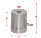 Pellet Pressing Die with Vacuum Port (Optional ID size 2 - 25mm) up to 400C - Die-Va