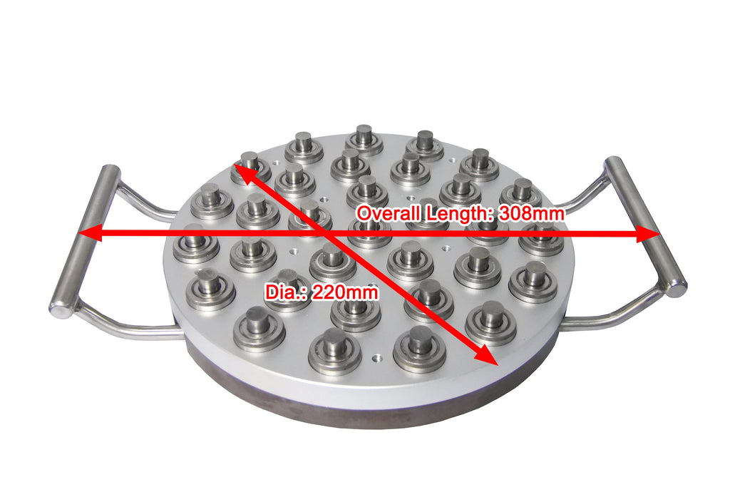 32-Position Hi-Throughput 10 mm I.D. Dry Pellet Pressing Set - Die10-S32