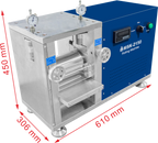 4T Max. and 6" Width Gap-Control Cold Rolling Press with Digital Pressure Display & R2R Option (Ar Glovebox Compatible) - MSK-2150-PD