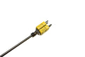Dual Element Thermocouple: K type 12" L x 1/4" Dia - EQ-TC-K-Cali-12S-Dual-LD