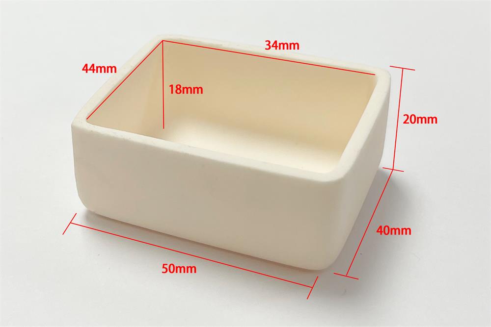 Alumina (Al2O3) Boat Crucible