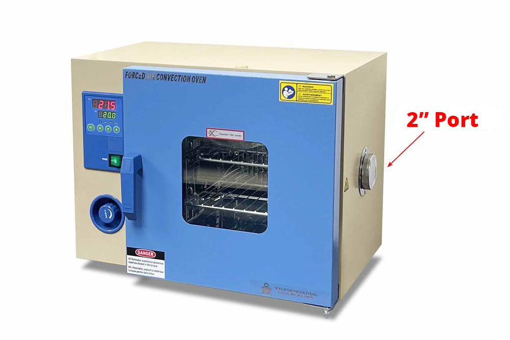 12L Convection Drying Oven with Digital Temperature Controller (10"x10"x8", 250°C, 110V) with 2" Feedthrough - DHG-9015