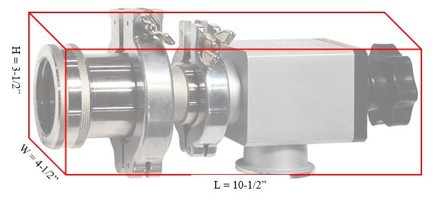 Single-side Quick Disconnect Flange for 50mm O.D. tube with Optional Accessories - FL50KF50