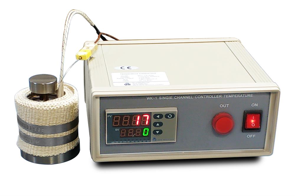 400C Max. Alloy Pellet Pressing Die 1/2" ID w/ Band Heater and Temperature Controller - HC-12DHT