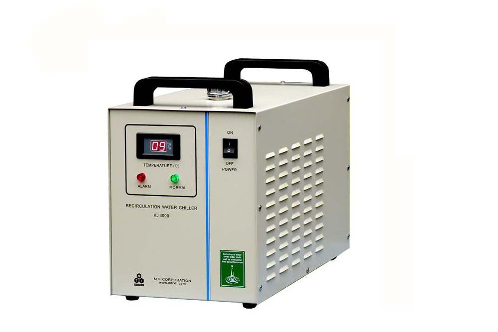 Forced Air Cold Recirculating Water Chiller with 9 Liters Tank, 10L / min Flow - KJ3000
