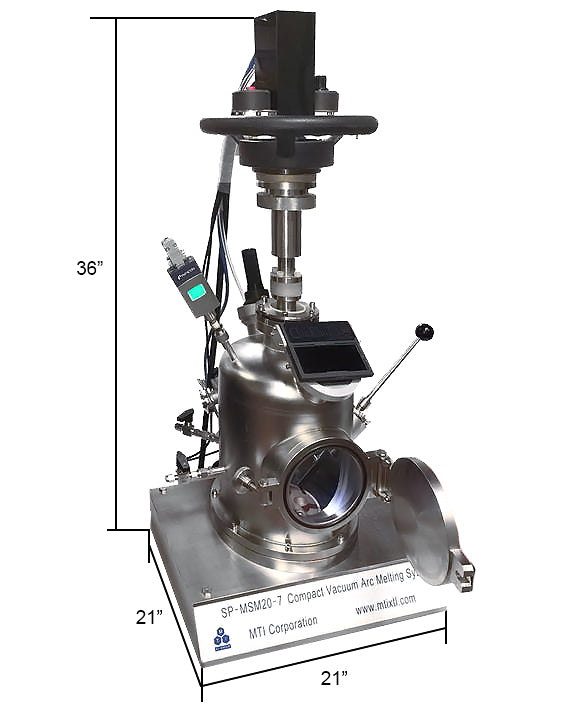Compact Vacuum Arc Melting System (250 A) with 7 Cavities - SP-MSM207