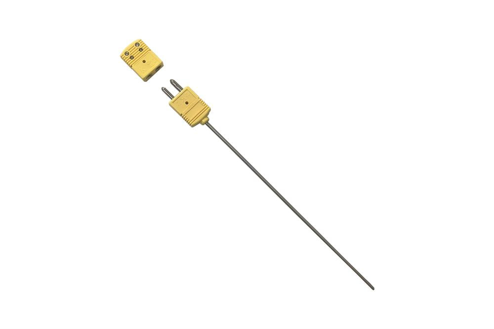 Thermocouple: K type 3mm OD x 6" L with Alloy sheath and Standard Plug for Calibration - TCK6S3B