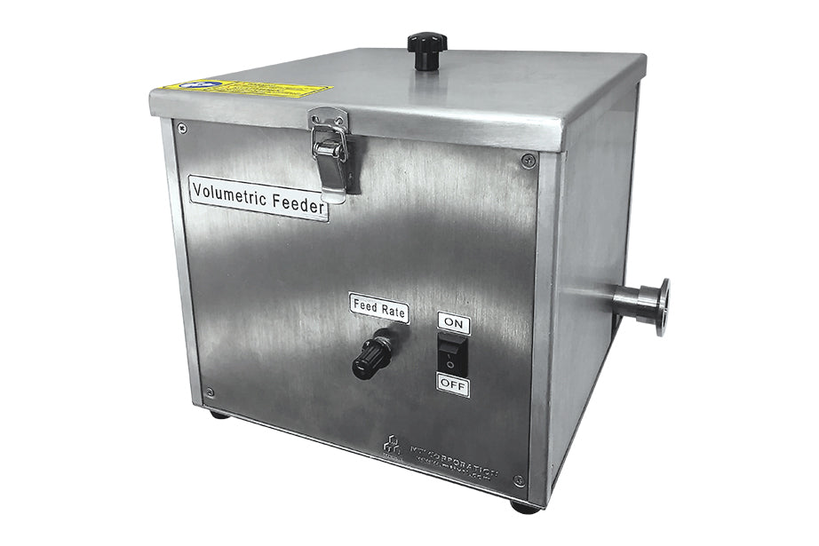 2L Air-Tight Volumetric Feeder with Build-in Agitator & Stainless Steel Hopper- PF-1S