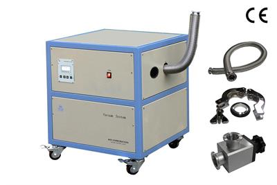 High-Vacuum Pumping Station with Pfeiffer Turbo and Rotary Vane Backing Pump - PV-HVS2-LD