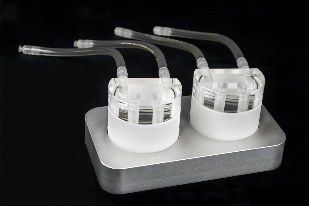Anti-Corrosive Electrolyte Tanks with Jig and Tube Connectors for Redox Flow Cell - FCT-LD