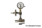Single Side 1" Tube Sealing Assembly with Valve and 1/4" TC Insert -FL25FT