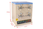 1500C Max 4 Channel Tube Furnace (50mm Alumina Tube) for Hi-Throughput Annealing - GSL-1500X-MGI-4
