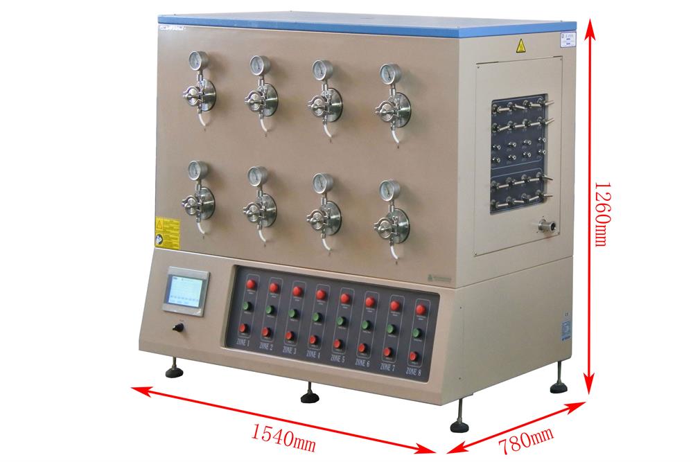 1500 °C 8 Channel Ø50 mm Tube Furnace for Hi-Throughput Annealing GSL-1500X-MGI-8