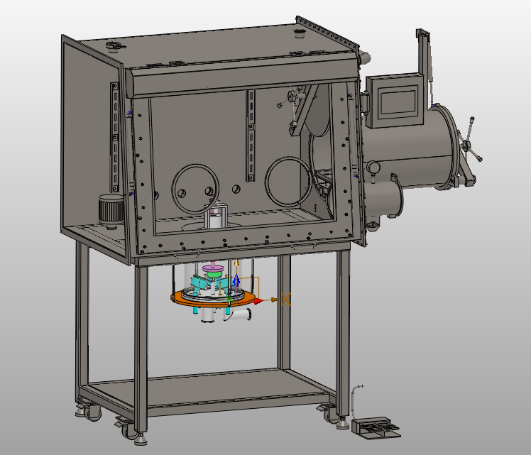 Thermal Evaporation System for 2" Wafer w/ 4 Sources & One Temperature Controller - GSL-1700X-EV4