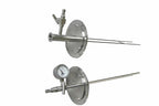 Sealing Flange for GSL-1700X series furnace 80mm diameter tube - FL-80KF25-AL