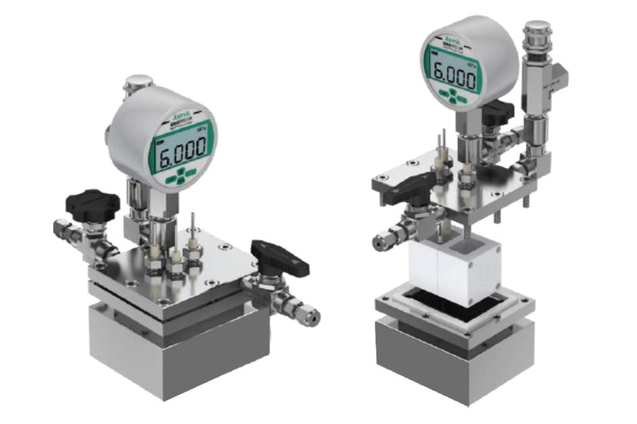 High Pressure (6 MPa) Electrolyzer with Double Chambers (Membrane Change Inside) for Electrochemical Research - HPE-DC