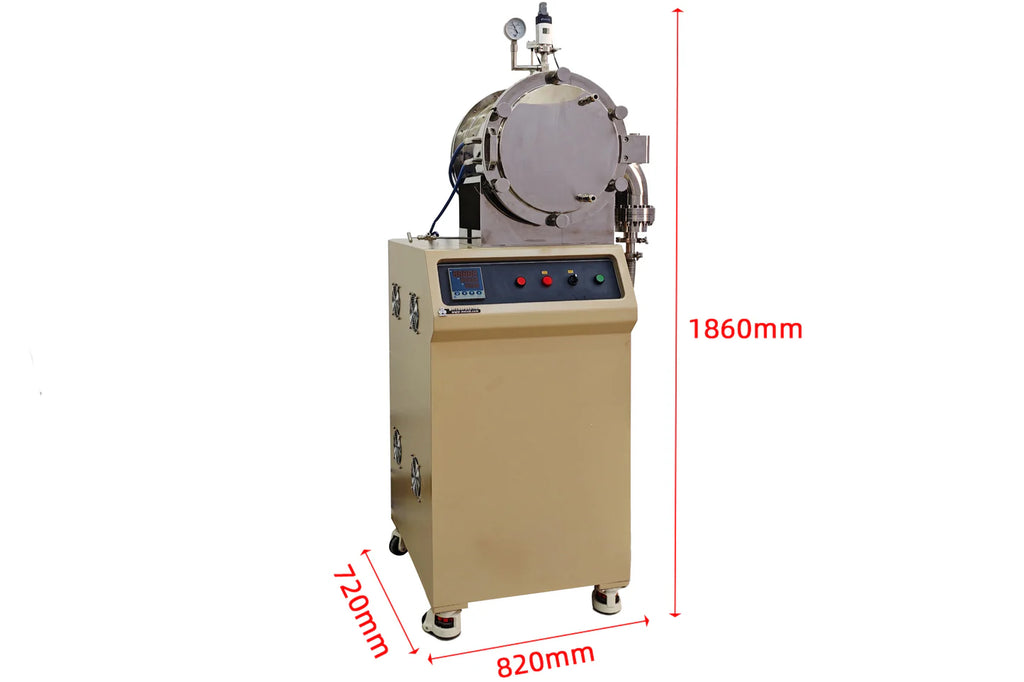 1400°C Cold-wall High Vacuum Chamber Furnace (Ø100×120 mm) HVF-1200X-CW