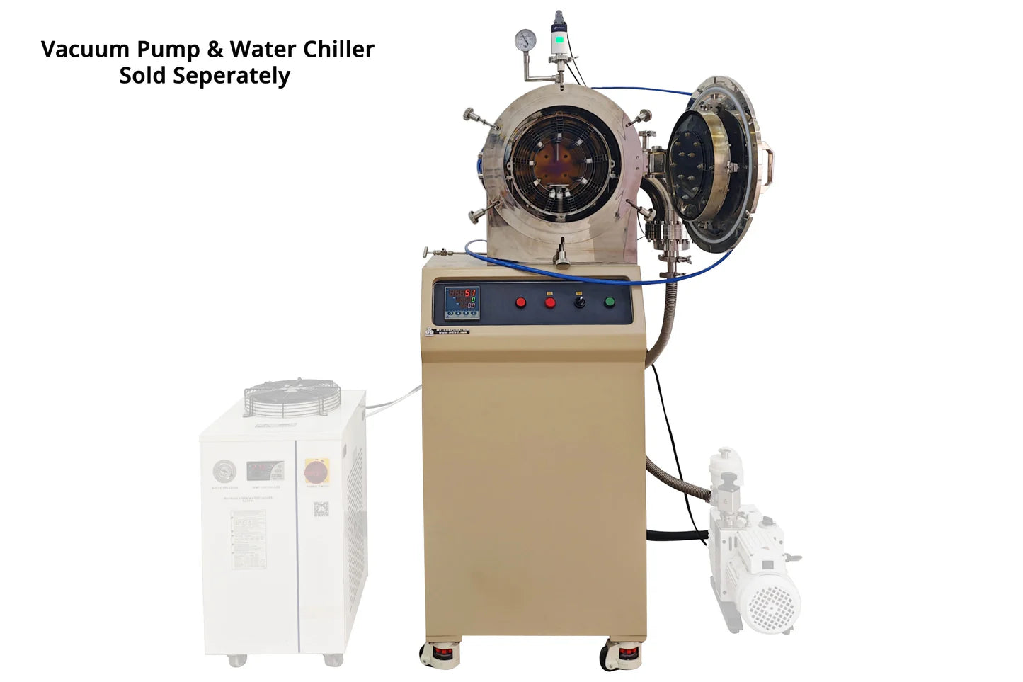 1400°C Cold-wall High Vacuum Chamber Furnace (Ø100×120 mm) HVF-1200X-CW