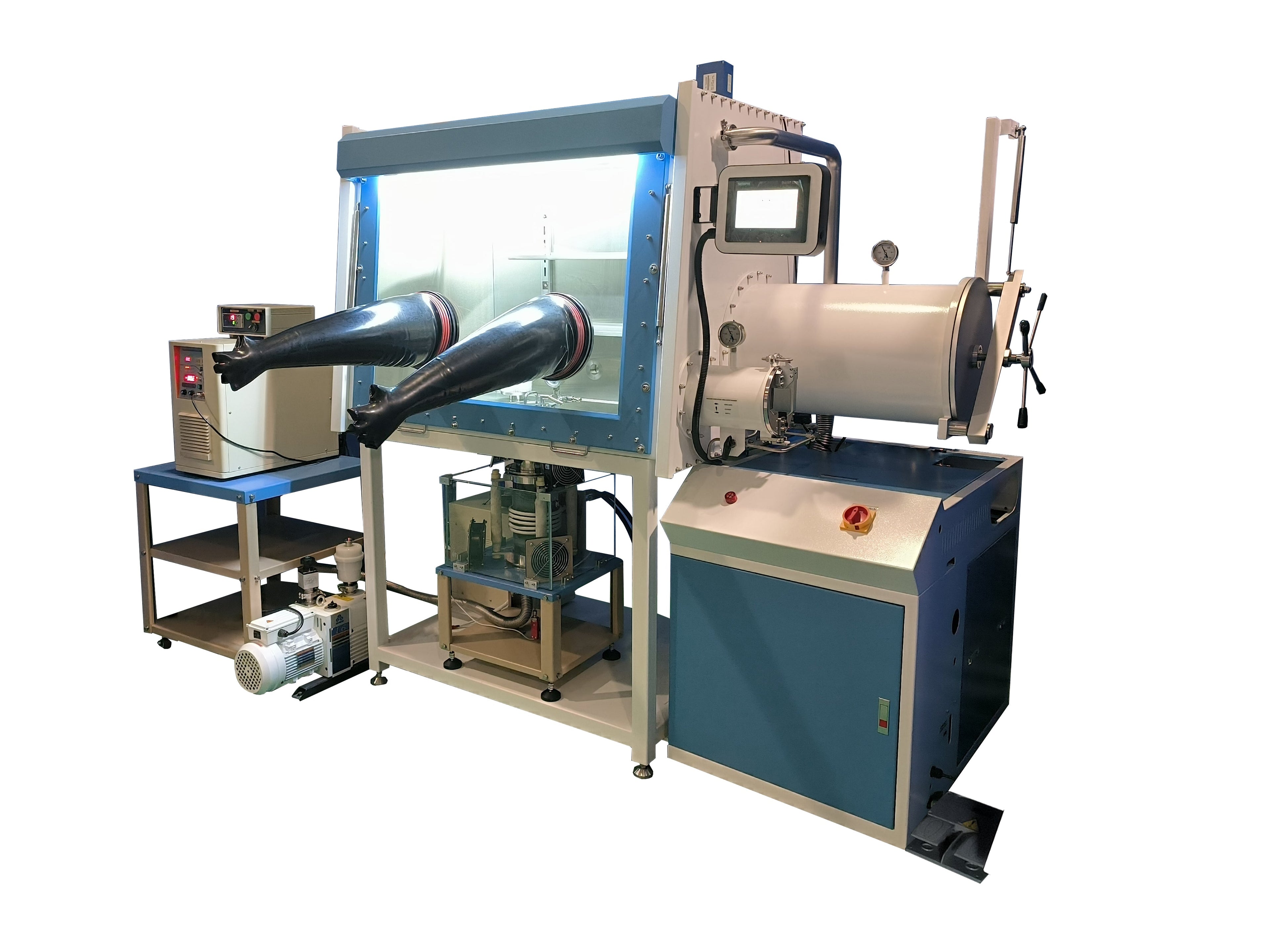 2000ºC Max. Induction Melting System in Glove Box with O2 & H2O < 1 ppm - IMCS-1700GB