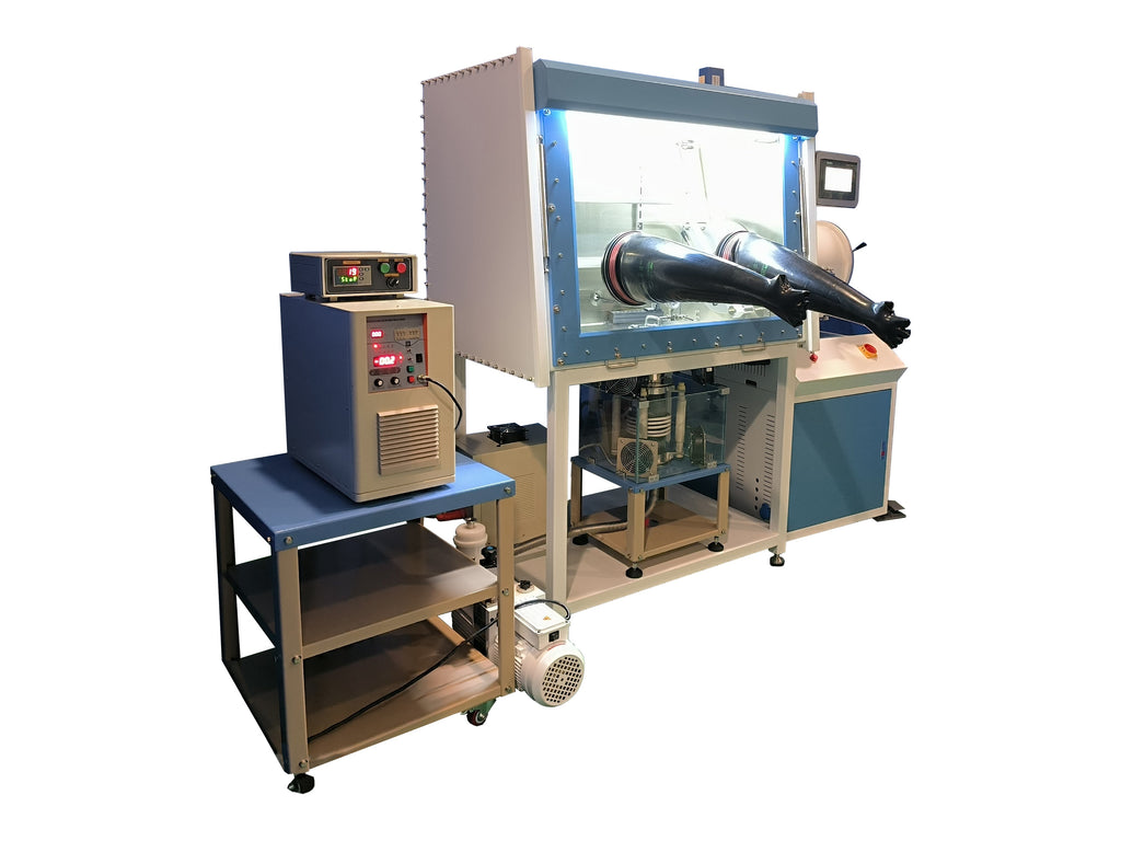 2000ºC Max. Induction Melting System in Glove Box with O2 & H2O < 1 ppm - IMCS-1700GB