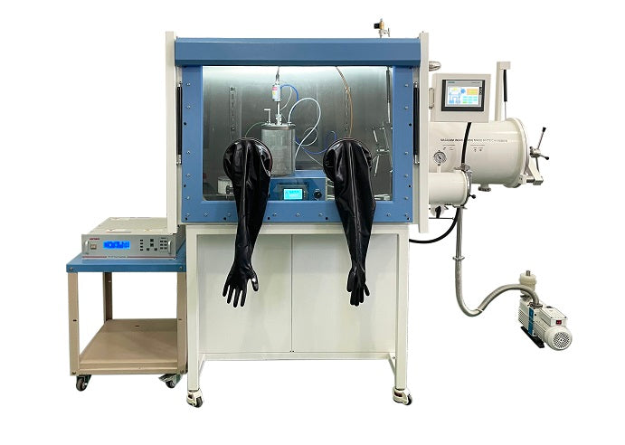 Compact 2" Magnetron Sputtering Coater w/ Selectable DC or RF Power Source for Glovebox - VTC-STX-XX