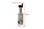 ISO63K/ ISO100K High Vacuum Manual Gate Valve