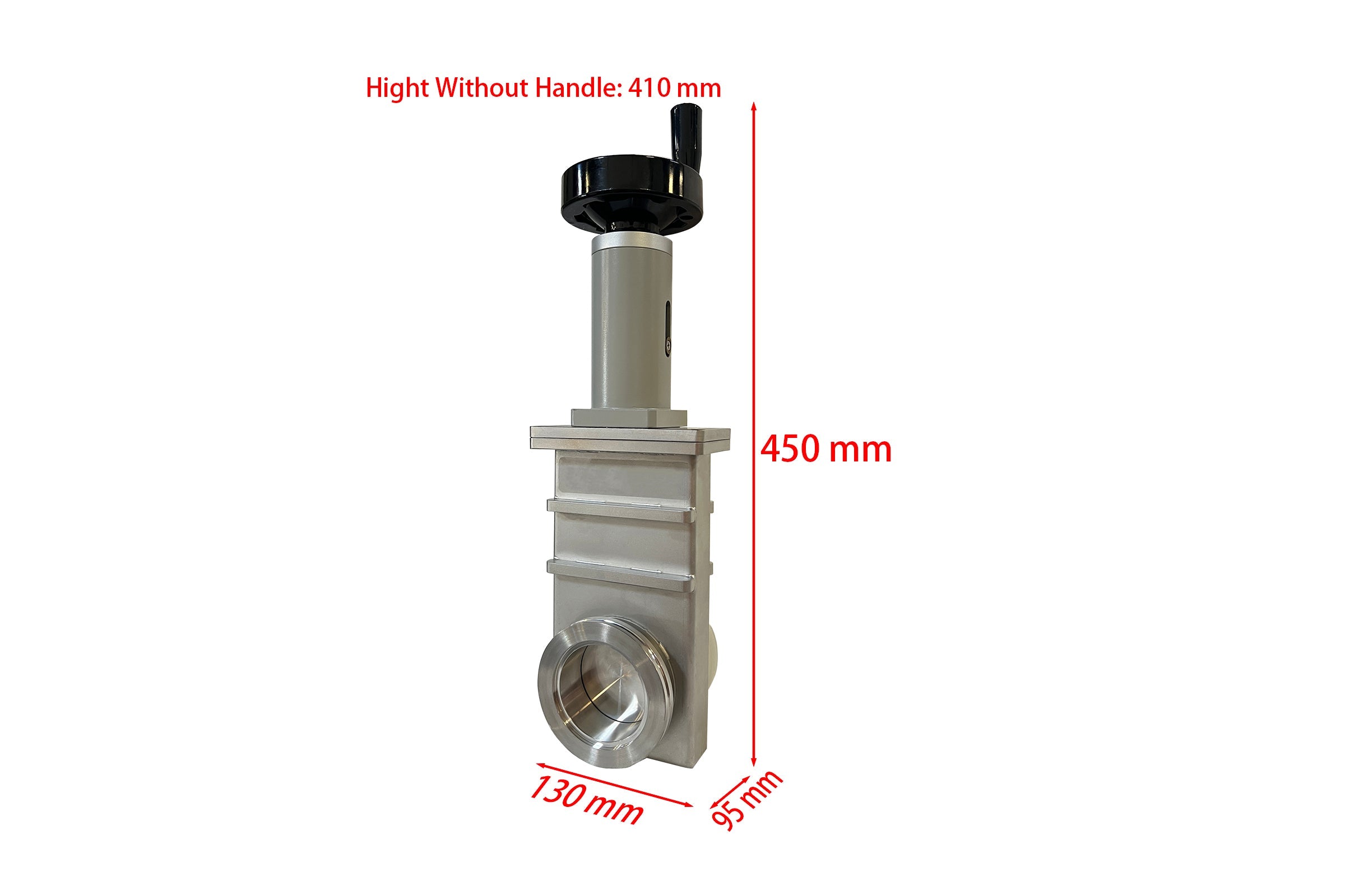 ISO63K/ ISO100K High Vacuum Manual Gate Valve