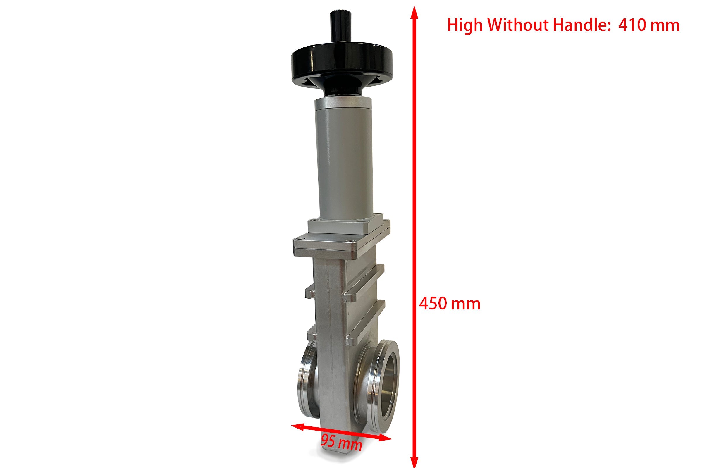 ISO63K/ ISO100K High Vacuum Manual Gate Valve