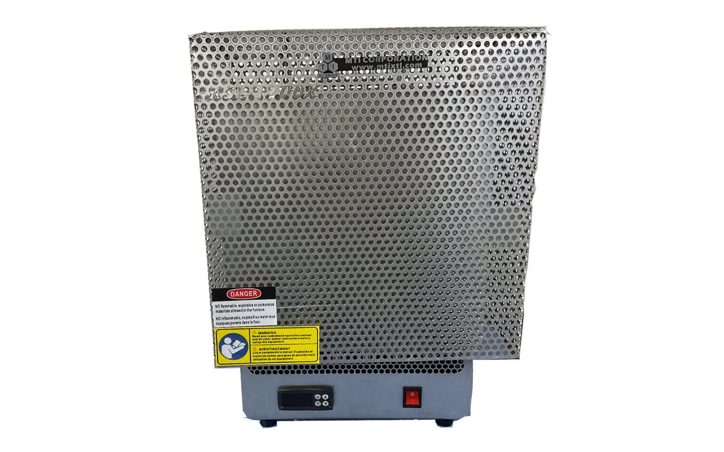 1050°C Economic Box Furnace (6" x 6" x 5", 3 liter, 110V) with Programmable Controller- KSL1200XJS