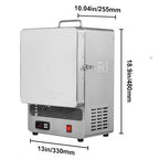 1050°C Economic Box Furnace (6" x 6" x 5", 3 liter, 110V) with Programmable Controller- KSL1200XJS