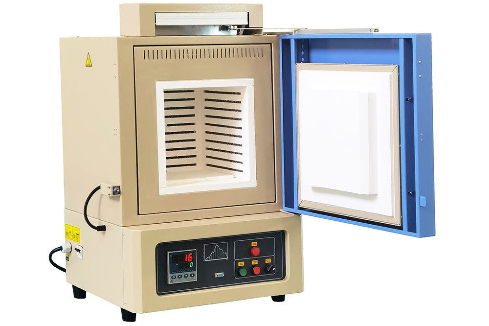 1200°C Muffle Furnace with Motorized Door (30x30x30 cm, 27 L) - KSL-1200X-M-AD