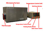 Microwave Furnace With Programmable Temp Control: optional 1100ºC or 1400ºC Max.- KSL-MW-XX