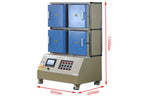 1500 ℃ Max Hi-Throughput 4 Channel Box Furnace(120*120*120mm) KSL-1500X-MGI-4