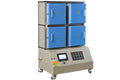 1500 ℃ Max Hi-Throughput 4 Channel Box Furnace(120*120*120mm) KSL-1500X-MGI-4